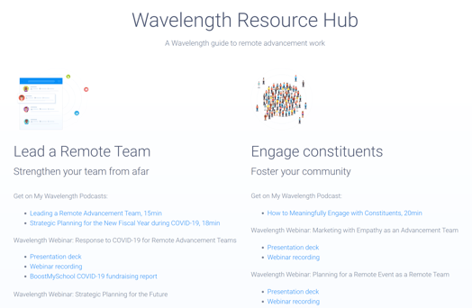Wavelength Resource Hub Photo